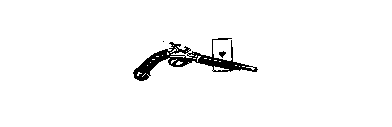 [pistol, playing card]